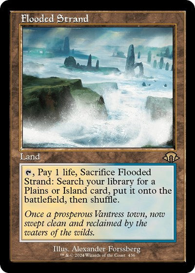Flooded Strand (Retro Frame) (Modern Horizons 3) Light Play