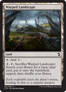 Warped Landscape (Commander 2018) Light Play