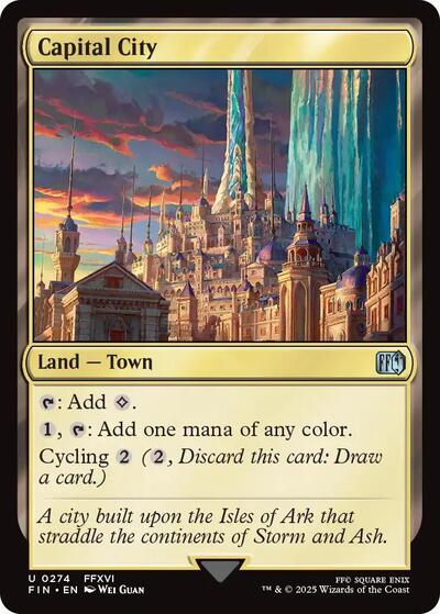 Capital City (Universes Beyond: FINAL FANTASY) Light Play Foil