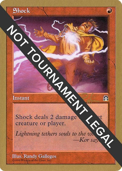 Shock - 1998 Ben Rubin (STH) (World Championship Decks) Heavy Play