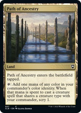 Path of Ancestry (Commander Legends: Battle for Baldur's Gate) Light Play