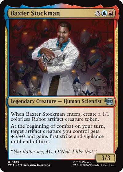 Baxter Stockman (Teenage Mutant Ninja Turtles) Medium Play Foil