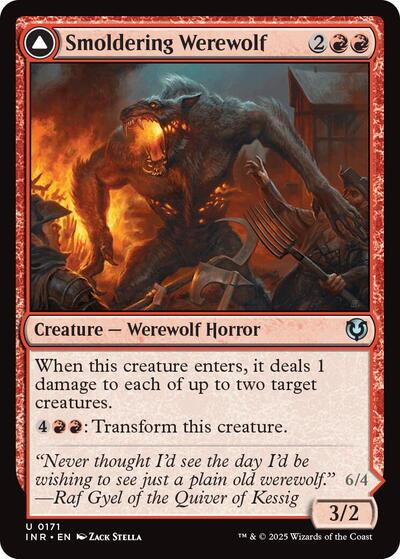 Smoldering Werewolf (Innistrad Remastered) Near Mint