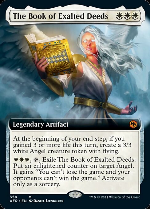 The Book of Exalted Deeds (Extended Art) (Adventures in the Forgotten Realms) Medium Play Foil