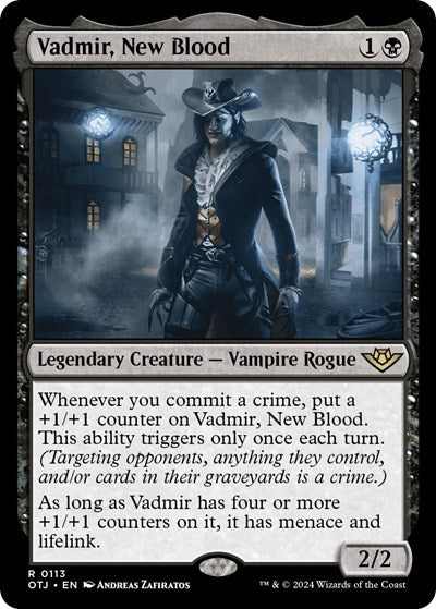 Vadmir, New Blood (Outlaws of Thunder Junction) Near Mint Foil