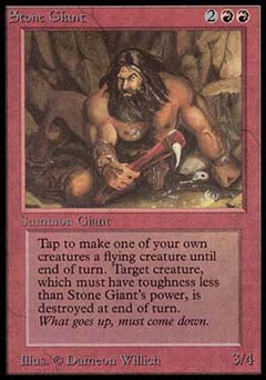 Stone Giant (Alpha) Near Mint