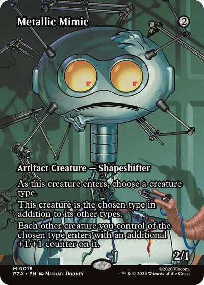 Metallic Mimic (Borderless) (Teenage Mutant Ninja Turtles Eternal-Legal) Near Mint Foil