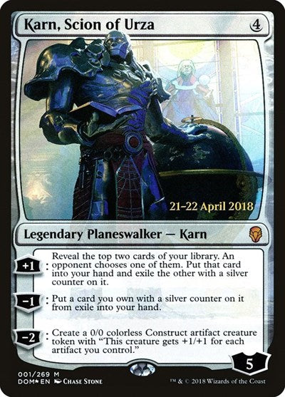 Karn, Scion of Urza (Promos: Prerelease Cards) Near Mint Foil