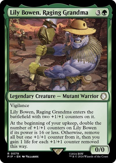 Lily Bowen, Raging Grandma (Universes Beyond: Fallout) Near Mint Foil