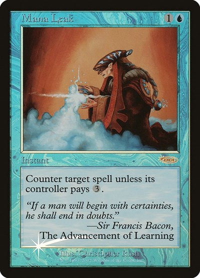 Mana Leak (Promos: Arena) Light Play Foil