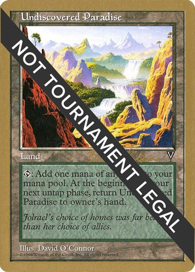 Undiscovered Paradise - 1998 Brian Selden (VIS) (World Championship Decks) Light Play