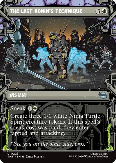 The Last Ronin's Technique (Showcase) (Teenage Mutant Ninja Turtles) Near Mint
