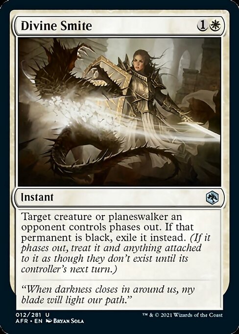 Divine Smite (Adventures in the Forgotten Realms) Medium Play Foil