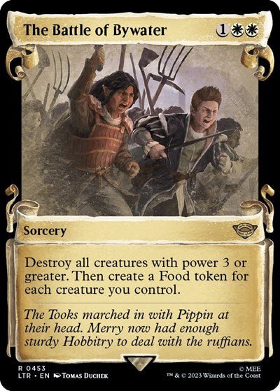 The Battle of Bywater (Showcase Scrolls) (Universes Beyond: The Lord of the Rings: Tales of Middle-earth) Light Play Foil