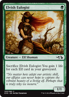 Elvish Eulogist (Duel Decks Anthology: Elves vs Goblins) Light Play