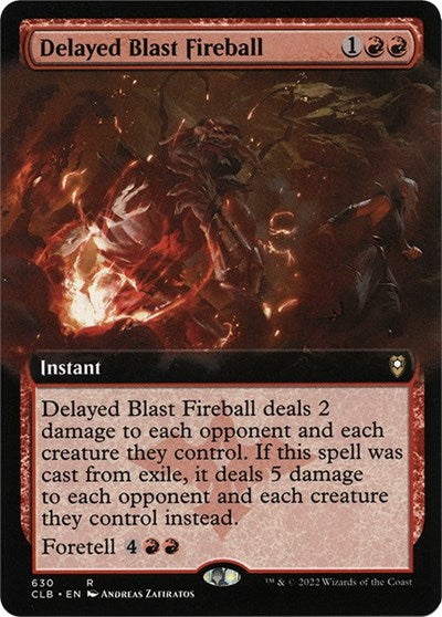 Delayed Blast Fireball (Extended Art) (Commander Legends: Battle for Baldur's Gate) Medium Play