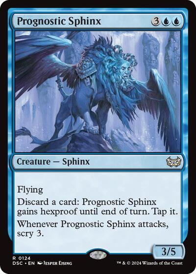 Prognostic Sphinx (Commander: Duskmourn: House of Horror) Light Play