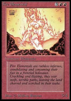 Fire Elemental (Beta) Near Mint