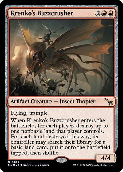 Krenko's Buzzcrusher (Murders at Karlov Manor) Light Play