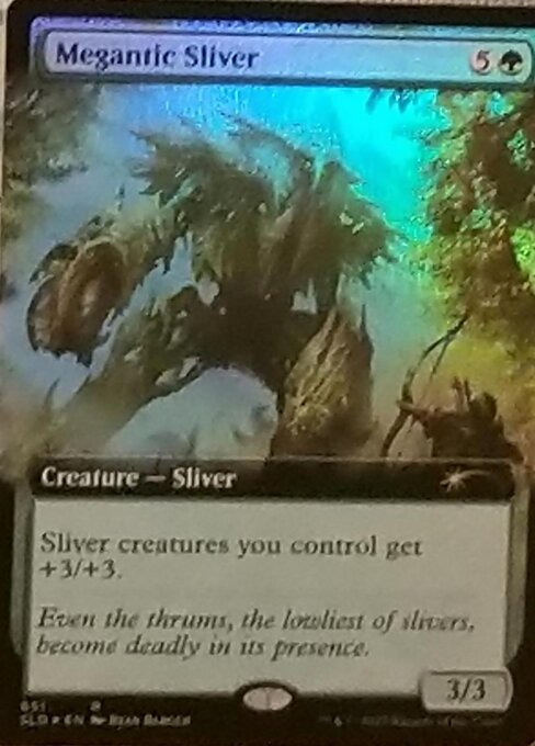 Megantic Sliver (Extended Art) (Secret Lair) Medium Play Foil