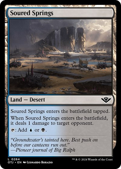 Soured Springs (Outlaws of Thunder Junction) Light Play Foil