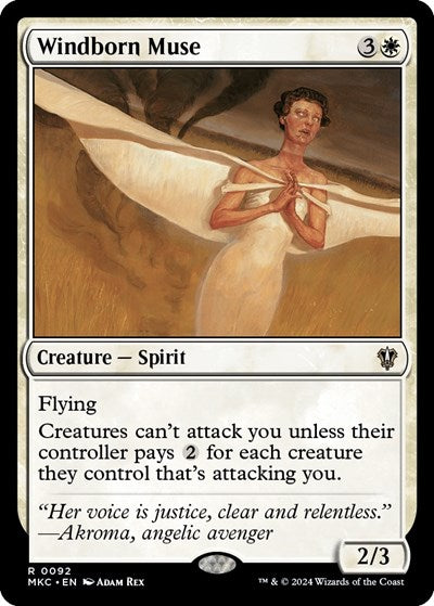 Windborn Muse (Commander: Murders at Karlov Manor) Medium Play