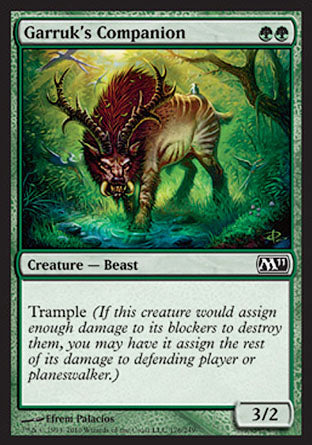 Garruk's Companion (Magic 2011 Core Set) Light Play Foil