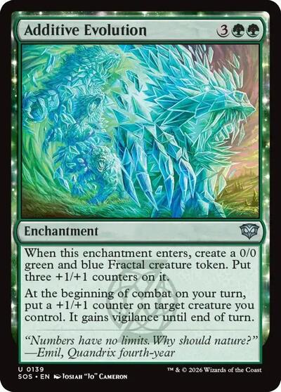 Additive Evolution (Secrets of Strixhaven) Light Play Foil