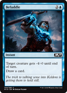 Befuddle (Magic 2019 Core Set) Medium Play