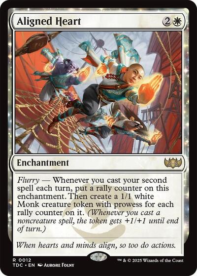 Aligned Heart (Commander: Tarkir: Dragonstorm) Light Play