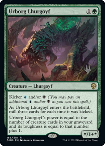 Urborg Lhurgoyf (Promo Pack: Dominaria United) Light Play Foil