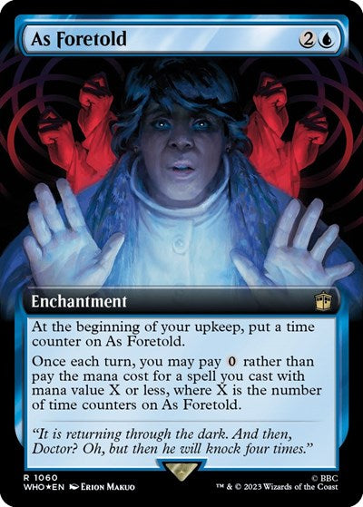 As Foretold (Extended Art) (Surge Foil) (Universes Beyond: Doctor Who) Light Play Foil