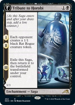 Tribute to Horobi (Extended Art) (Kamigawa: Neon Dynasty) Light Play