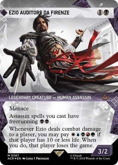 Ezio Auditore da Firenze (Showcase) (Textured Foil) (Universes Beyond: Assassin's Creed) Near Mint Foil