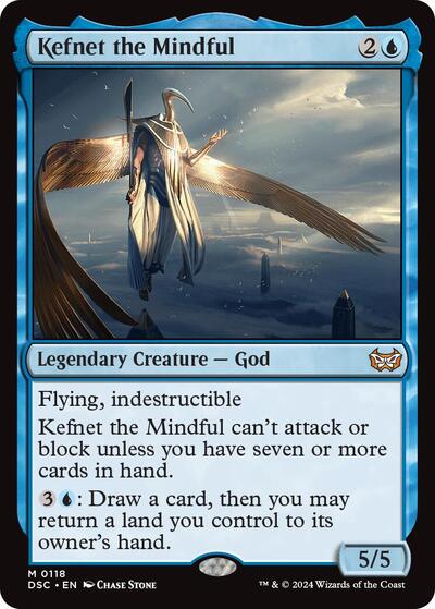Kefnet the Mindful (Commander: Duskmourn: House of Horror) Near Mint