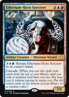 Etherium-Horn Sorcerer (Commander 2017) Medium Play