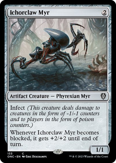 Ichorclaw Myr (Commander: Phyrexia: All Will Be One) Light Play