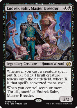 Endrek Sahr, Master Breeder (Modern Masters 2015) Medium Play Foil