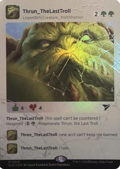 Thrun the Last Troll Rainbow Foil|1|0|0.00