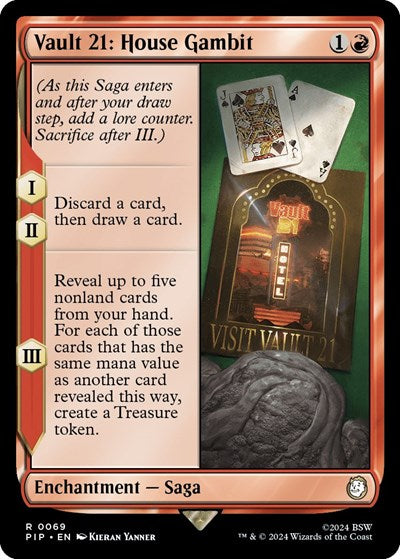 Vault 21: House Gambit (Universes Beyond: Fallout) Light Play Foil