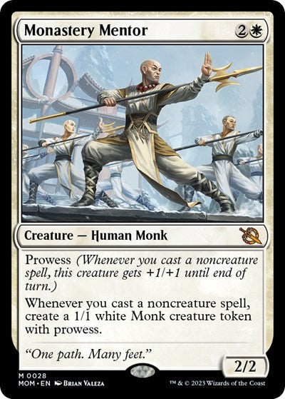 Monastery Mentor (March of the Machine) Near Mint Foil