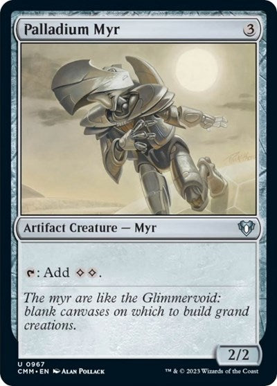 Palladium Myr (Commander Masters) Light Play
