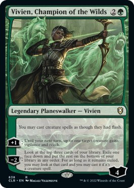 Vivien, Champion of the Wilds (Commander Legends: Battle for Baldur's Gate) Medium Play