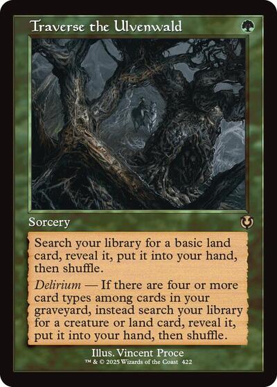 Traverse the Ulvenwald (Retro Frame) (Innistrad Remastered) Light Play