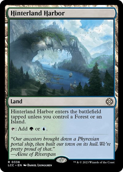 Hinterland Harbor (Commander: The Lost Caverns of Ixalan) Light Play