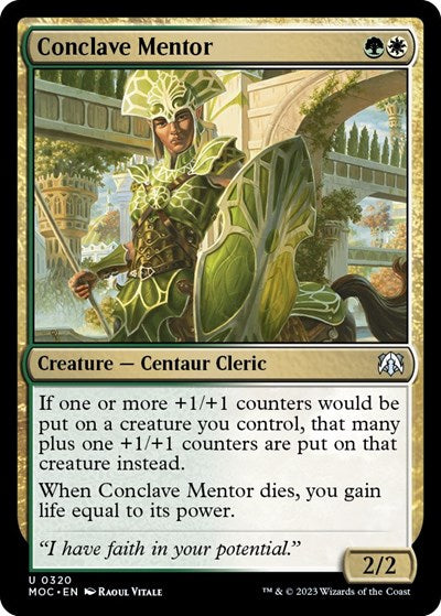 Conclave Mentor (Commander: March of the Machine) Near Mint
