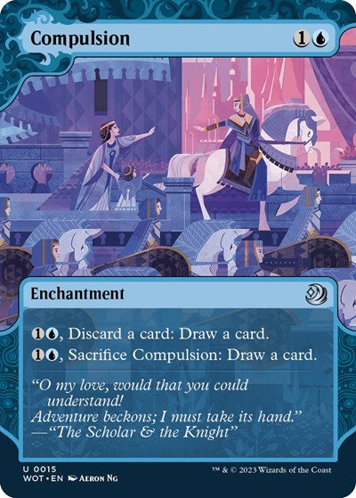 Compulsion (Wilds of Eldraine: Enchanting Tales) Light Play