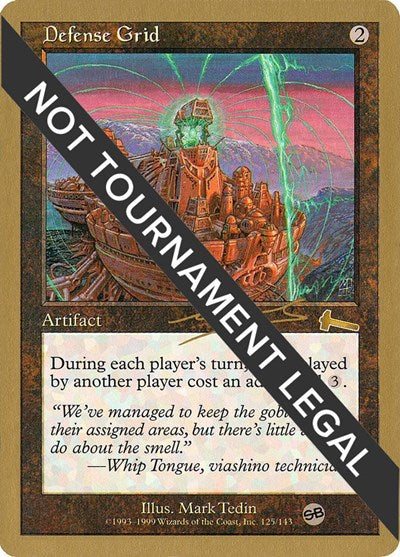 Defense Grid - 2000 Nicolas Labarre (ULG) (SB) (World Championship Decks) Medium Play