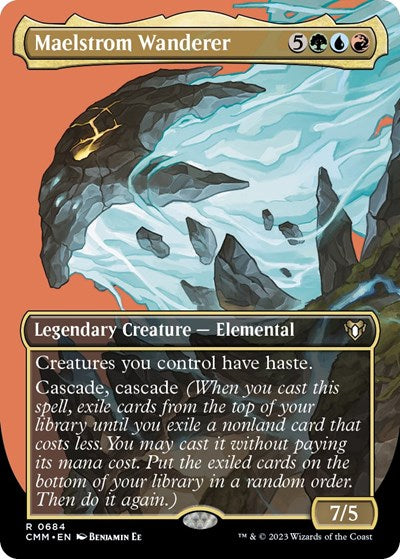 Maelstrom Wanderer (Borderless) (Commander Masters) Near Mint Foil