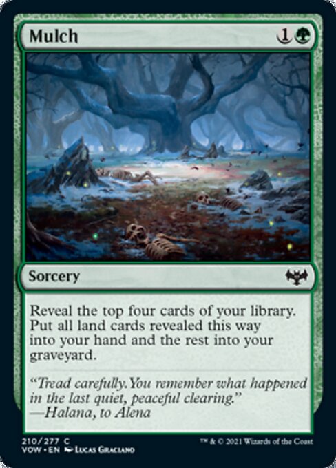 Mulch (Innistrad: Crimson Vow) Medium Play Foil